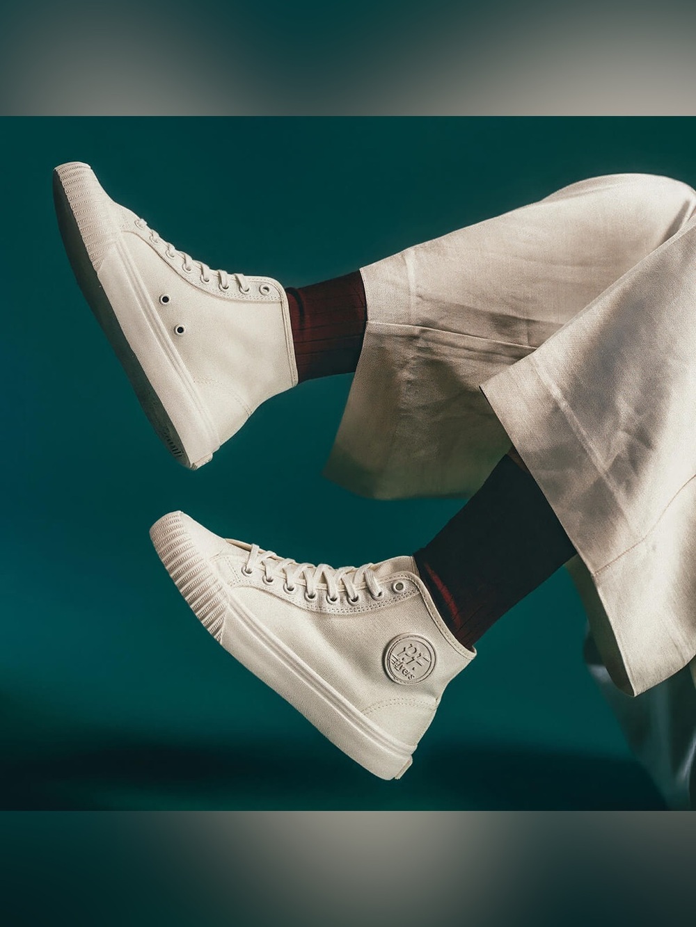 NWOB The Center PF Flyers High-Top in Sea Salt